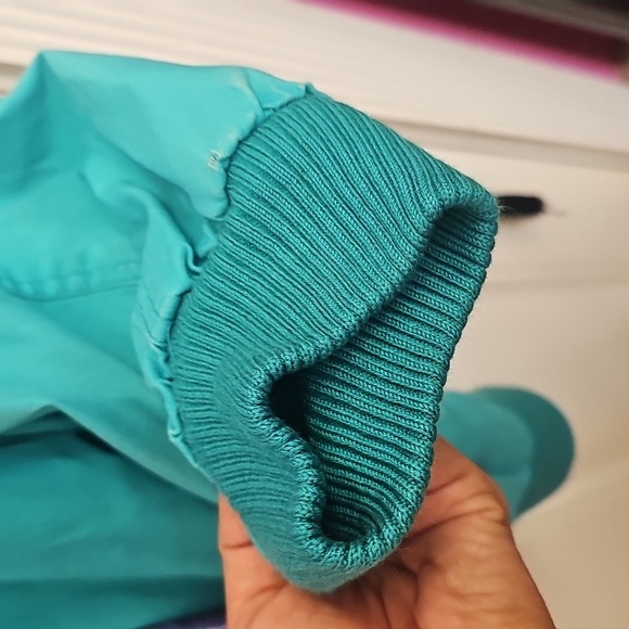 Vintage, Teal, Jacket, Casual, Retro, 80s, 90s, Streetwear, Unisex, Winter, Big - Picture 3 of 11